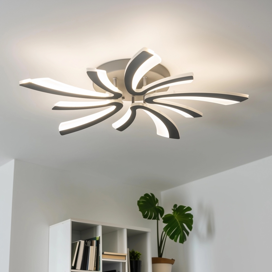 Brilagi - LED-himmennyskattokruunu TWIST LED/55W/230V 3000-6500K antrasiitti + kauko-ohjaus