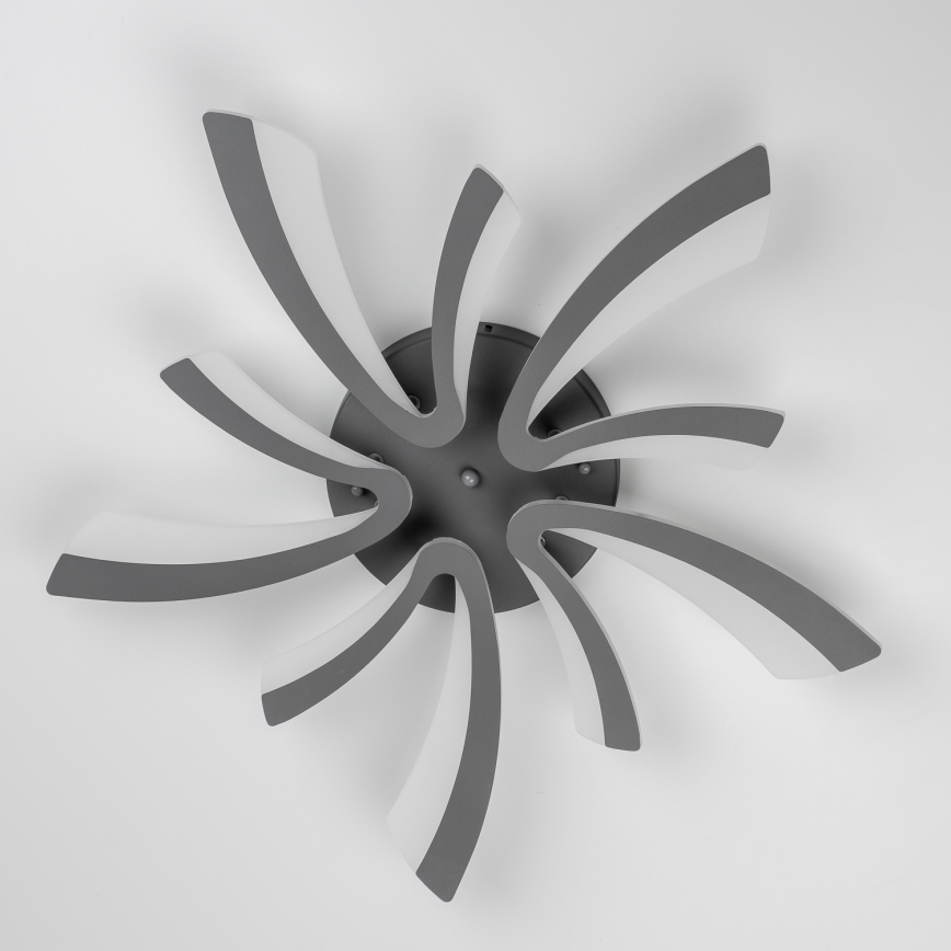 Brilagi - LED-himmennyskattokruunu TWIST LED/55W/230V 3000-6500K antrasiitti + kauko-ohjaus