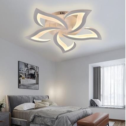Brilagi - LED-himmennyskattokruunu TWIST LED/55W/230V 3000-6500K valkoinen + kauko-ohjaus