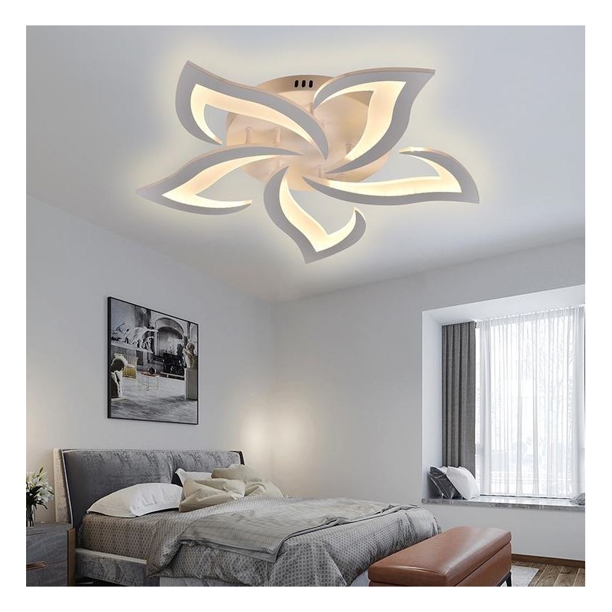 Brilagi - LED-himmennyskattokruunu TWIST LED/55W/230V 3000-6500K valkoinen + kauko-ohjaus
