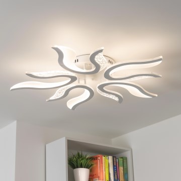 Brilagi - LED-himmennyskattokruunu TWIST LED/65W/230V 3000-6500K valkoinen + kauko-ohjaus