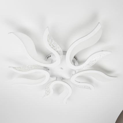 Brilagi - LED-himmennyskattokruunu TWIST LED/65W/230V 3000-6500K valkoinen + kauko-ohjaus