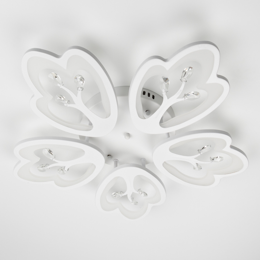 Brilagi - LED-himmennyskattokruunu TWIST LED/80W/230V 3000-6500K valkoinen + kauko-ohjaus