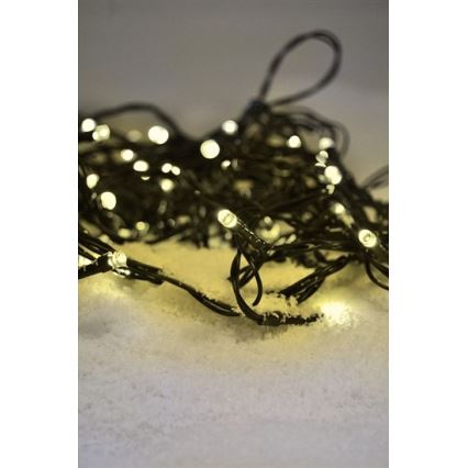 Brilagi - LED-joulu-ulkoketju 100xLED/8 toiminnot 13 m IP44 lämmin valkoinen