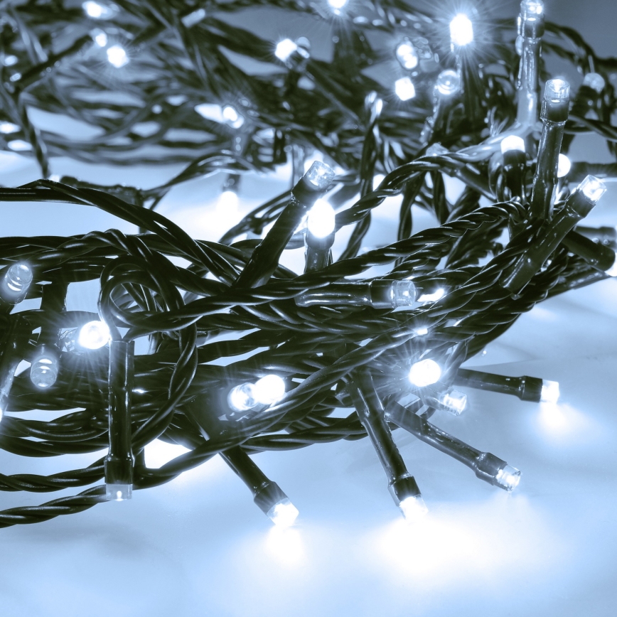 Brilagi - LED-joulu-ulkoketju 200xLED/8 functions 23 m IP44 kylmä valkoinen