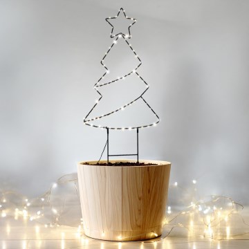 Brilagi - LED jouluinen ulkokoriste LED/3xAA IP44 joulukuusi