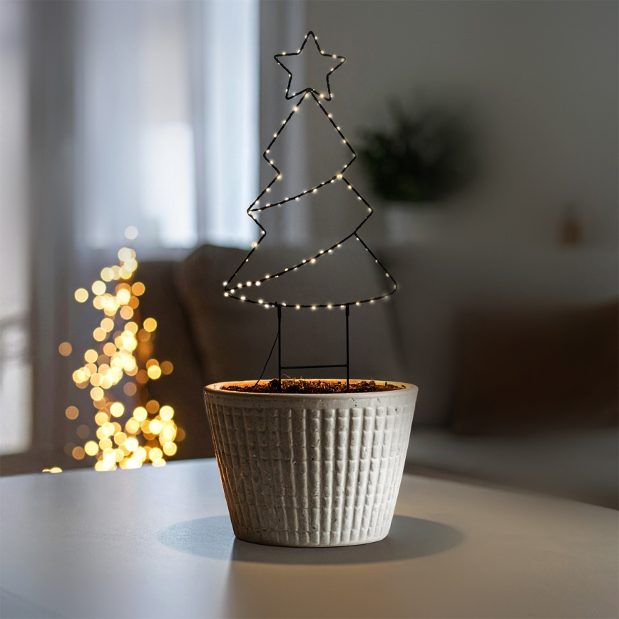Brilagi - LED jouluinen ulkokoriste LED/3xAA IP44 joulukuusi