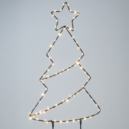 Brilagi - LED jouluinen ulkokoriste LED/3xAA IP44 joulukuusi