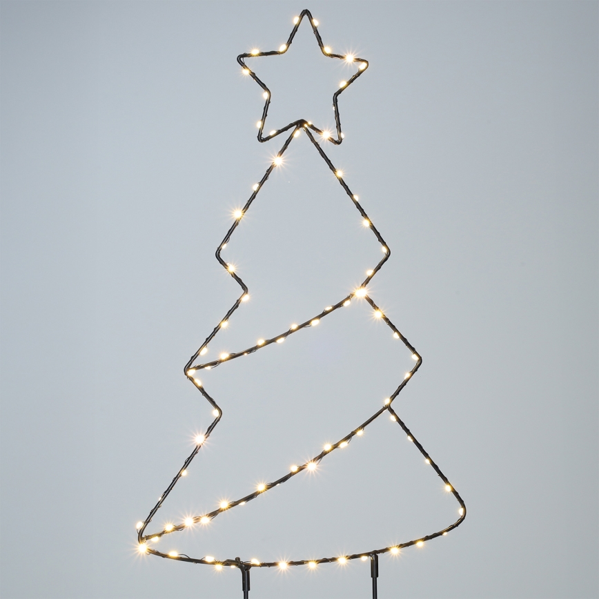 Brilagi - LED jouluinen ulkokoriste LED/3xAA IP44 joulukuusi