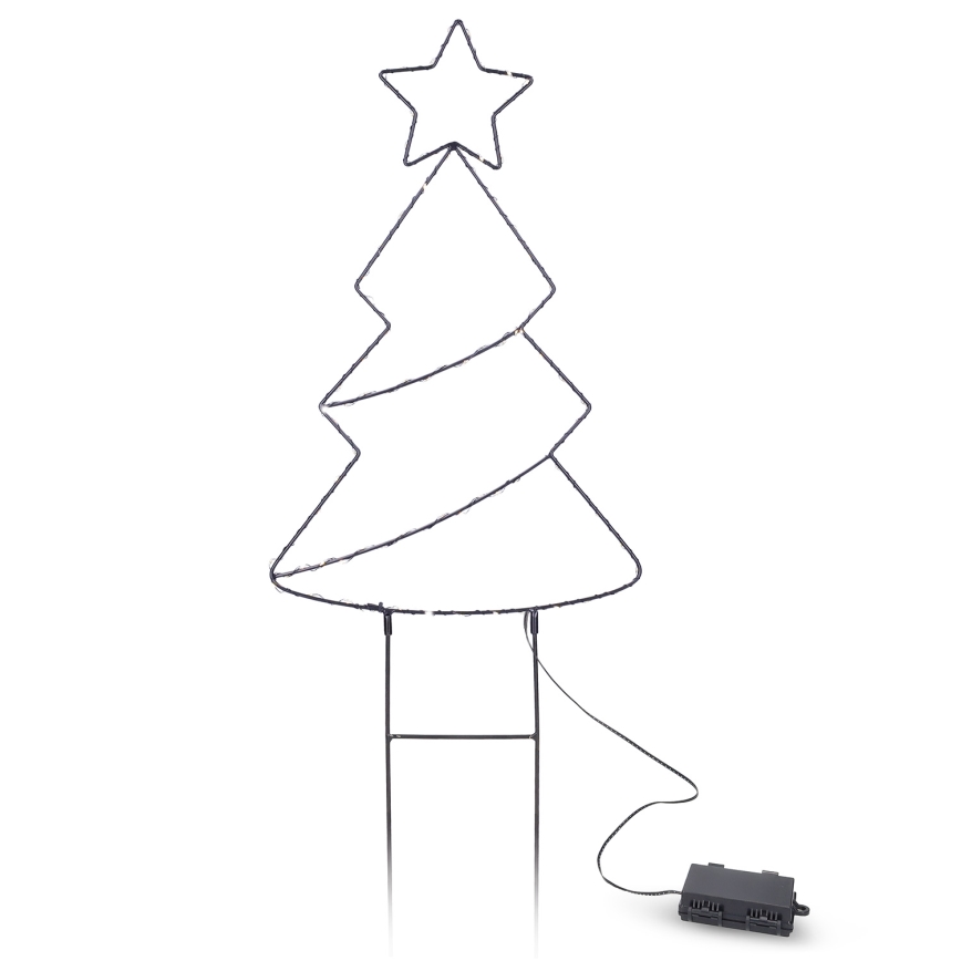Brilagi - LED jouluinen ulkokoriste LED/3xAA IP44 joulukuusi