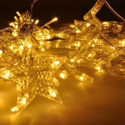Brilagi - LED Jouluinen valoverho 138xLED/8 funktiota 5m IP44 lämmin valkoinen