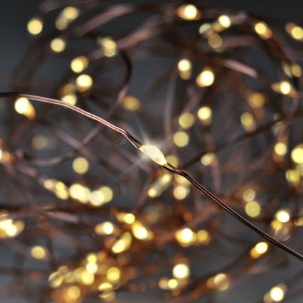 Brilagi - LED Jouluketju 100xLED 10m lämmin valkoinen