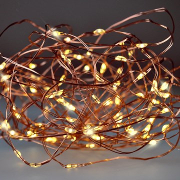 Brilagi - LED-jouluketju 100xLED/3xAA 10m lämpimänvalkoinen
