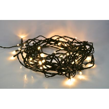 Brilagi - LED Jouluketju ulkokäyttöön 500xLED/8 toimintoa 55m IP44 lämmin valkoinen