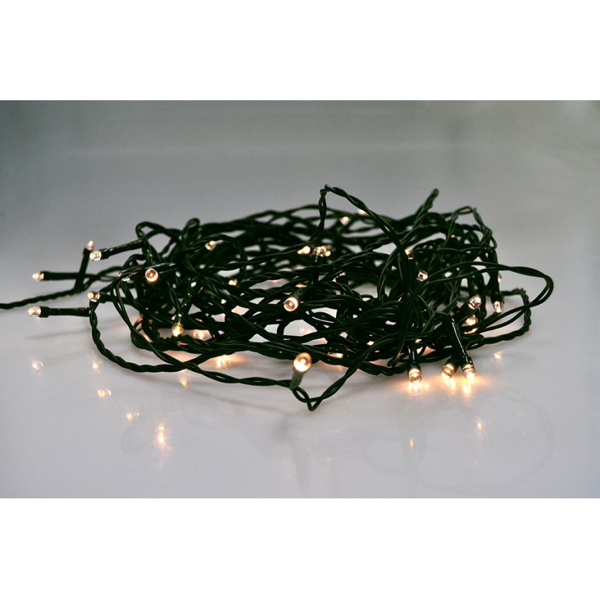 Brilagi - LED Jouluketju ulkokäyttöön 500xLED/8 toimintoa 55m IP44 lämmin valkoinen