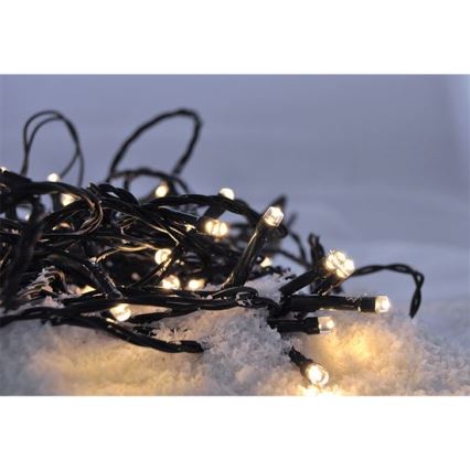 Brilagi - LED Jouluketju ulkokäyttöön 500xLED/8 toimintoa 55m IP44 lämmin valkoinen