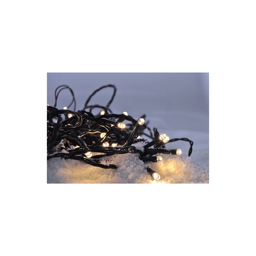 Brilagi - LED Jouluketju ulkokäyttöön 500xLED/8 toimintoa 55m IP44 lämmin valkoinen