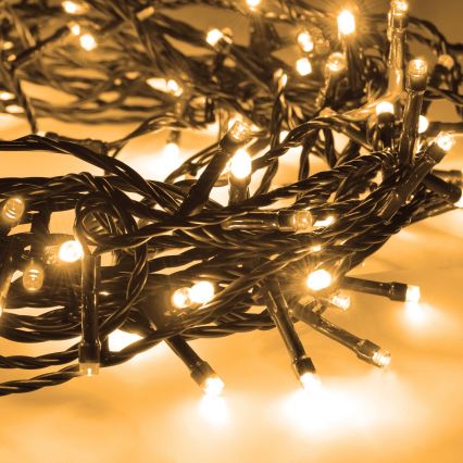 Brilagi - LED Jouluketju ulkokäyttöön 700xLED/8 toimintoa 75m IP44 lämmin valkoinen