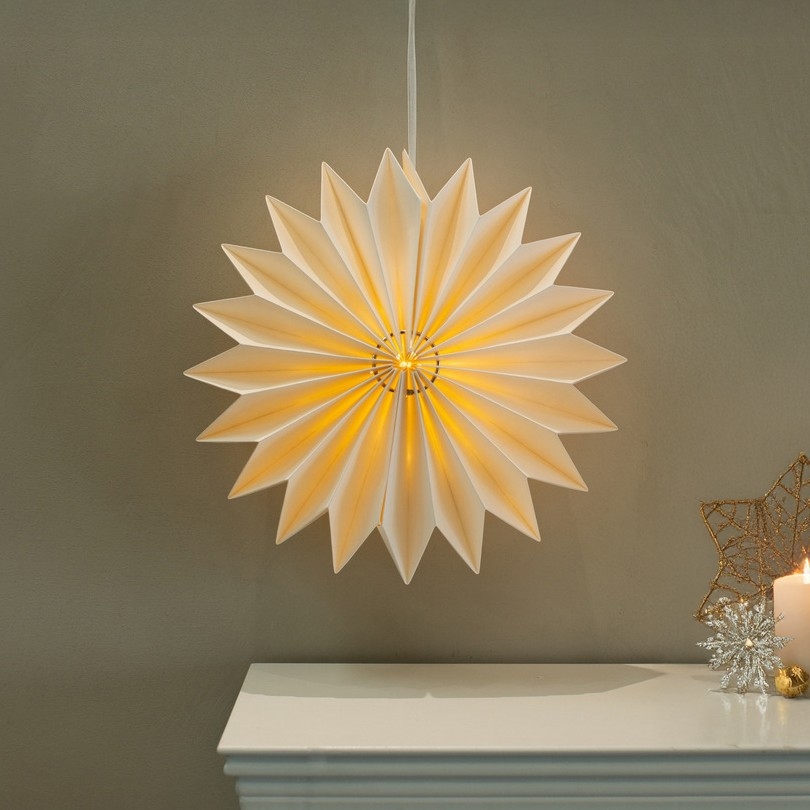 Brilagi - LED-joulukoriste LED/2xAA 32 cm lumihiutale