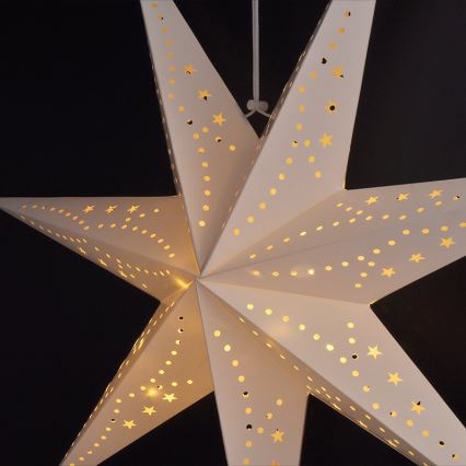 Brilagi - LED-joulukoriste LED/2xAA tähti lämpimänvalkoinen