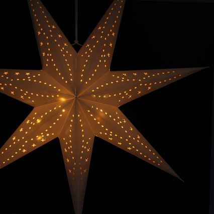 Brilagi - LED-joulukoriste LED/2xAA tähti lämpimänvalkoinen