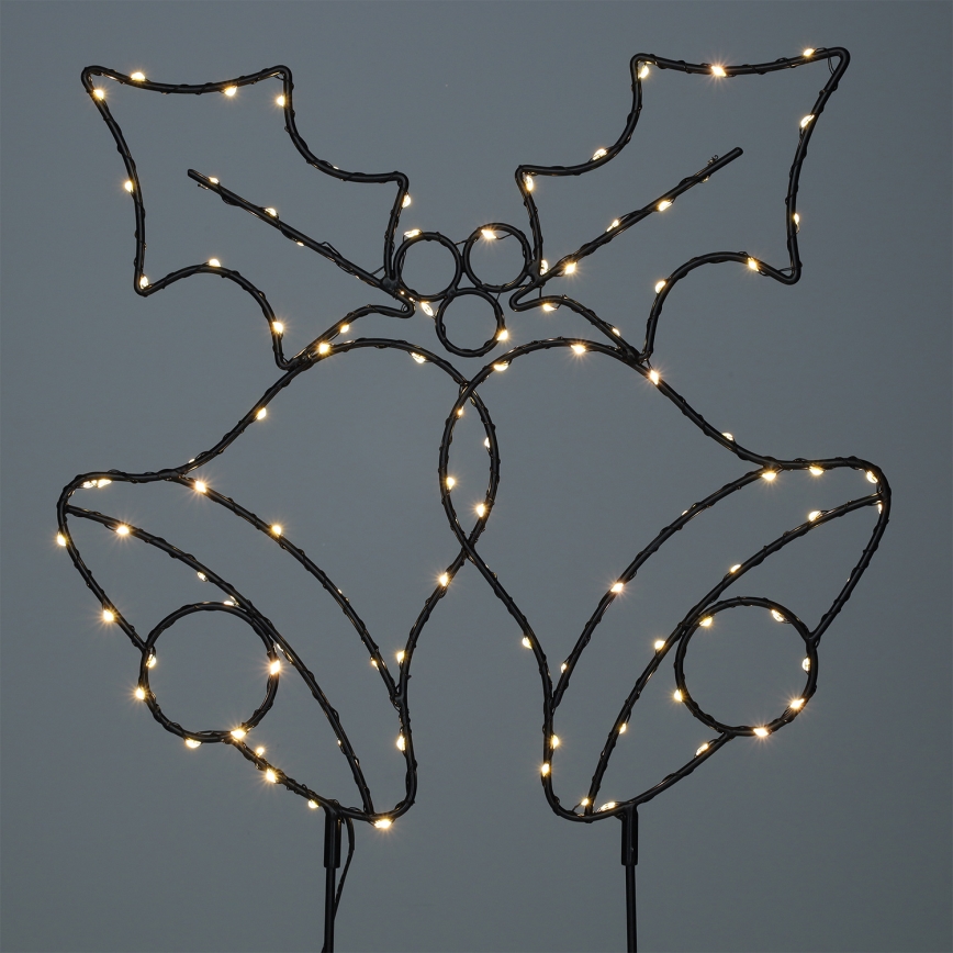 Brilagi - LED-joulukoriste LED/3xAA IP44 kellokoristeet