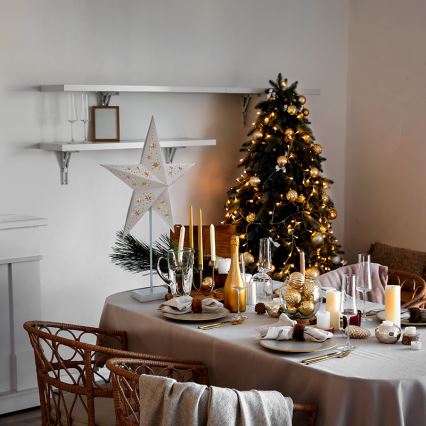 Brilagi - LED-joulukoriste LED/3xAA tähti