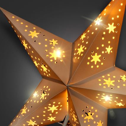 Brilagi - LED-joulukoriste LED/3xAA tähti