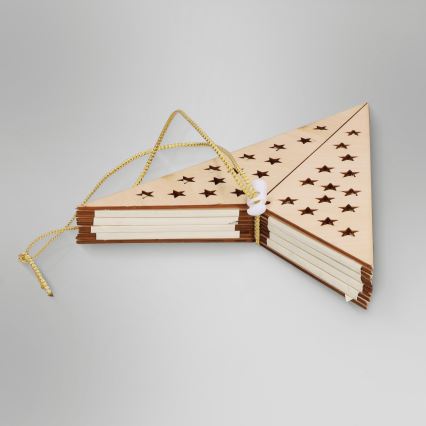 Brilagi - LED-joulukoriste, tähti, 62x40 cm, LED/3xAA