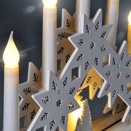 Brilagi - LED-joulukynttelikkö 5xLED/2xAA