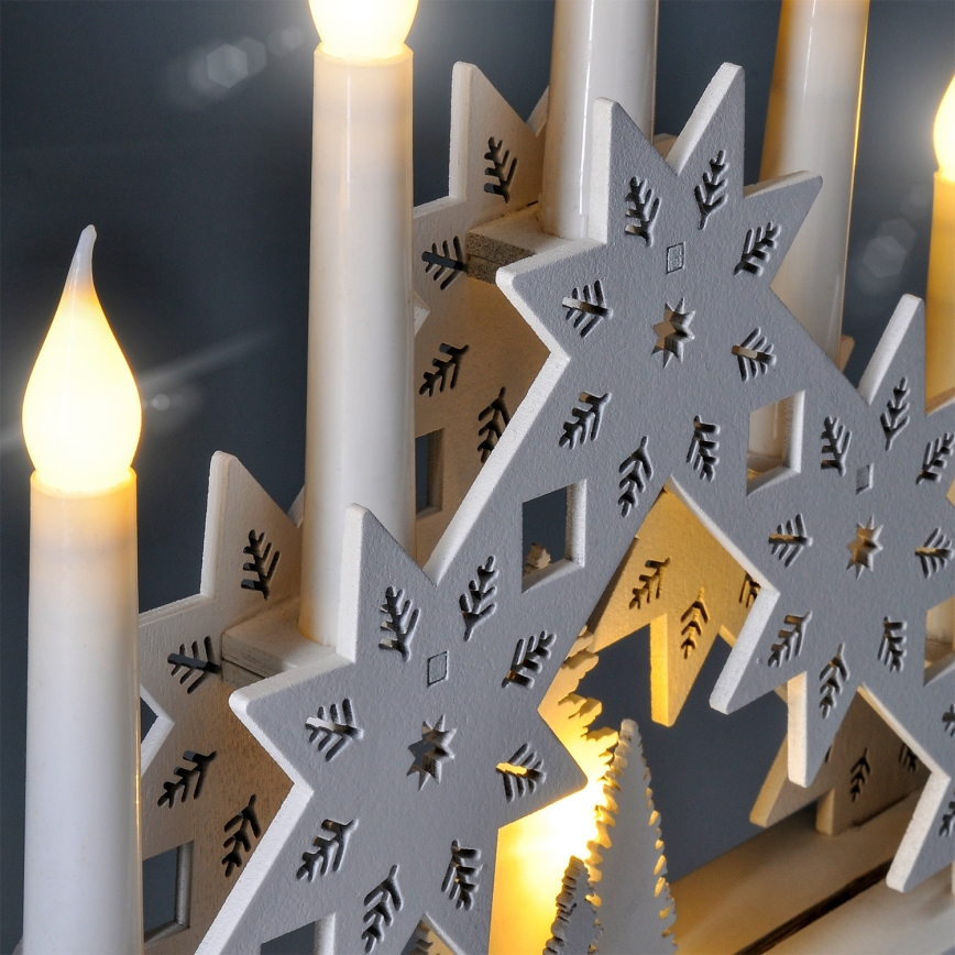 Brilagi - LED-joulukynttelikkö 5xLED/2xAA