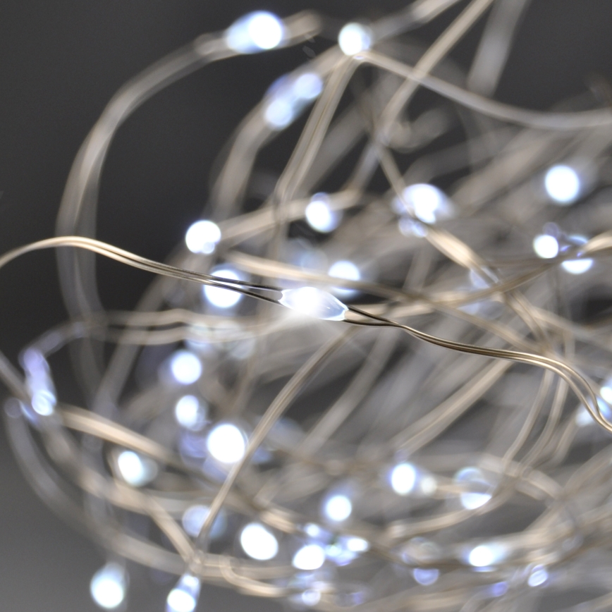 Brilagi - LED Jouluverho 100xLED 10m kylmä valkoinen