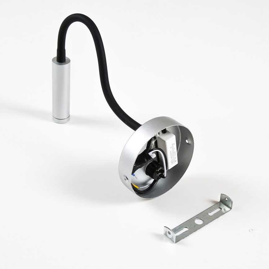 Brilagi - LED Joustava seinävalaisin MAYA LED/3W/230V 4000K hopea