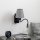Brilagi - LED Joustava seinävalaisin NUBILA 1xE27/25W/230V + LED/3W musta/harmaa