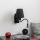 Brilagi - LED Joustava seinävalaisin NUBILA 1xE27/25W/230V + LED/3W musta