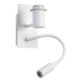 Brilagi - LED Joustava seinävalaisin NUBILA 1xE27/25W/230V + LED/3W valkoinen