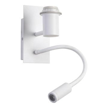 Brilagi - LED Joustava seinävalaisin NUBILA 1xE27/25W/230V + LED/3W valkoinen