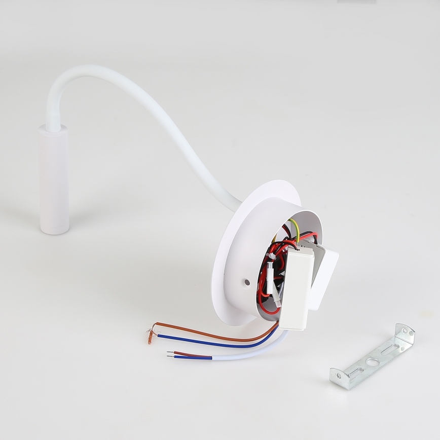 Brilagi - LED Joustava seinävalaisin USB-portilla MAYA LED/3W/230V 4000K valkoinen