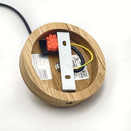 Brilagi - LED Kattokruunu johdossa ANTHONY 1xE27/60W/230V tammi/beige