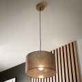 Brilagi - LED Kattokruunu johdossa ANTHONY 1xE27/60W/230V tammi/ruskea