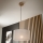 Brilagi - LED Kattokruunu johdossa ANTHONY 1xE27/60W/230V tammi/valkoinen