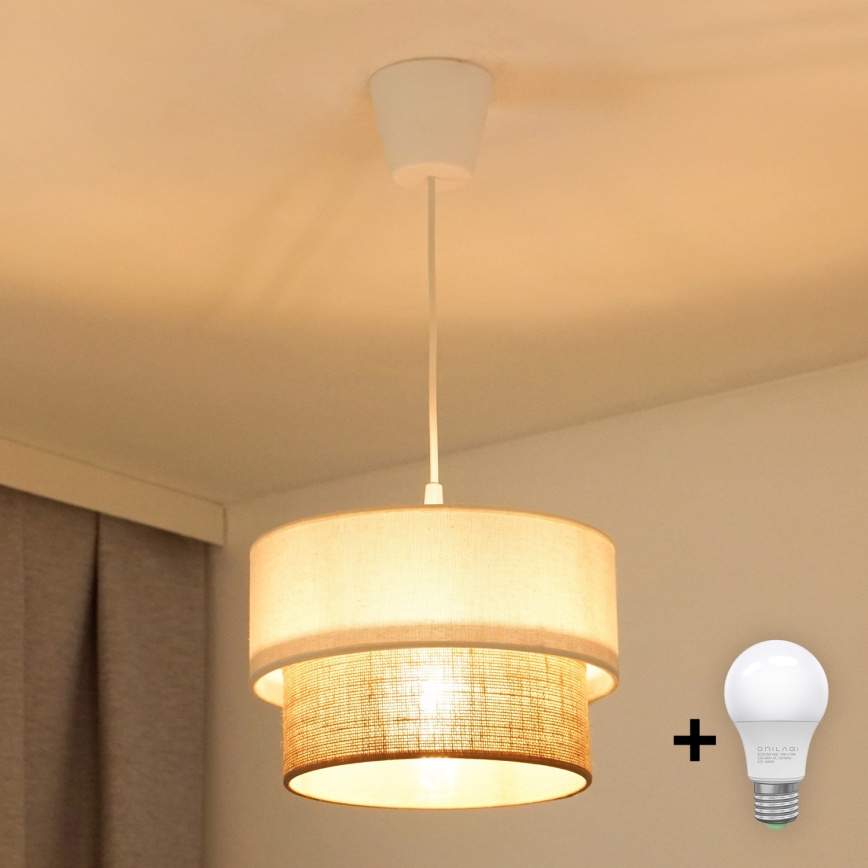 Brilagi - LED-kattokruunu johdossa BOHO STYLE 1xE27/15W/230V halkaisija 25 cm