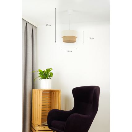 Brilagi - LED-kattokruunu johdossa BOHO STYLE 1xE27/15W/230V halkaisija 25 cm
