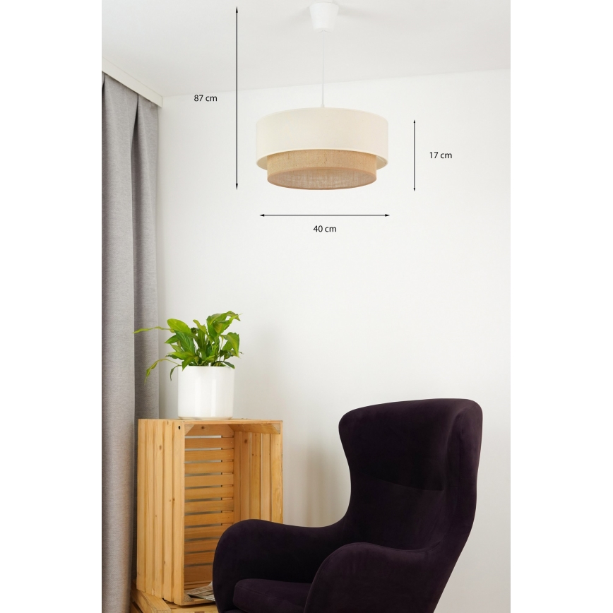 Brilagi - LED-kattokruunu johdossa BOHO STYLE 1xE27/15W/230V halkaisija 40 cm