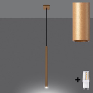 Brilagi - LED-kattokruunu johdossa DRIFA 1xG9/4W/230V kulta