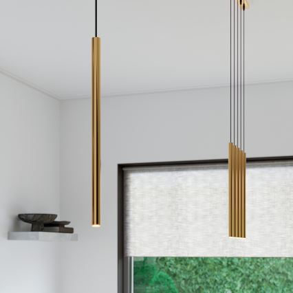 Brilagi - LED-kattokruunu johdossa DRIFA 1xG9/4W/230V kulta
