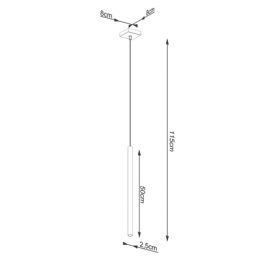 Brilagi - LED-kattokruunu johdossa DRIFA 1xG9/4W/230V kulta