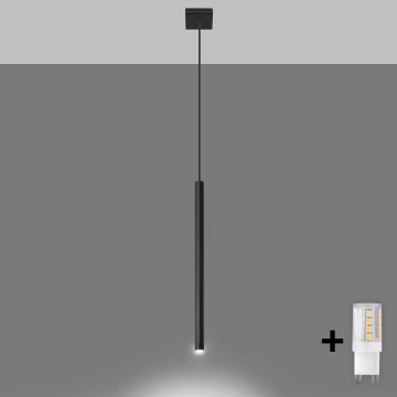 Brilagi -  LED-kattokruunu johdossa DRIFA 1xG9/4W/230V musta