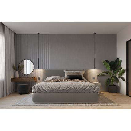 Brilagi -  LED-kattokruunu johdossa DRIFA 1xG9/4W/230V musta