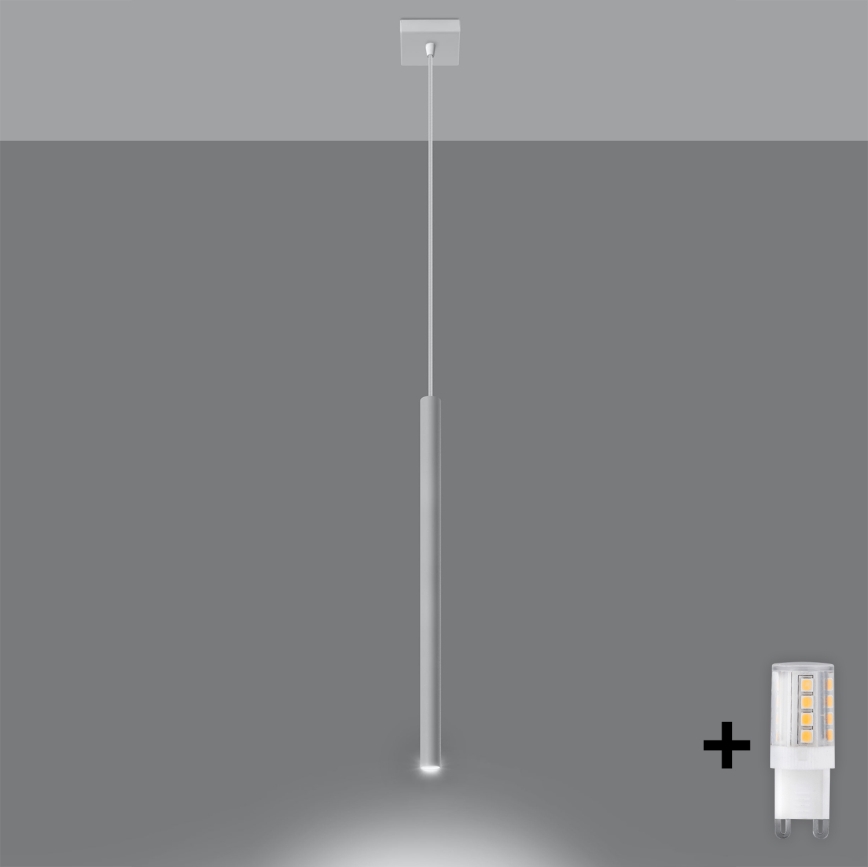Brilagi -  LED-kattokruunu johdossa DRIFA 1xG9/4W/230V valkoinen